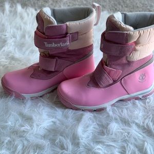 Waterproof Tall Pink Winter Timberlands 💕